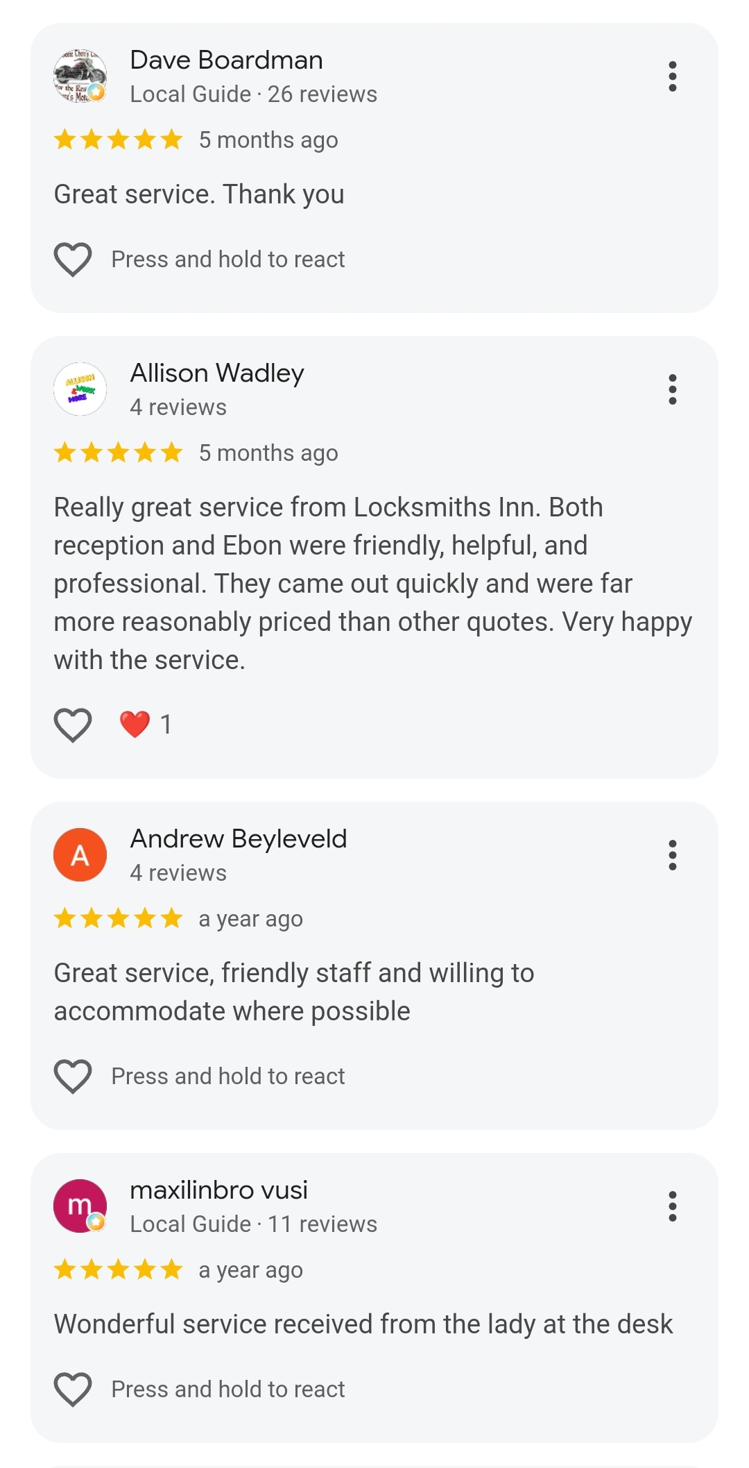 customer reviews 2
